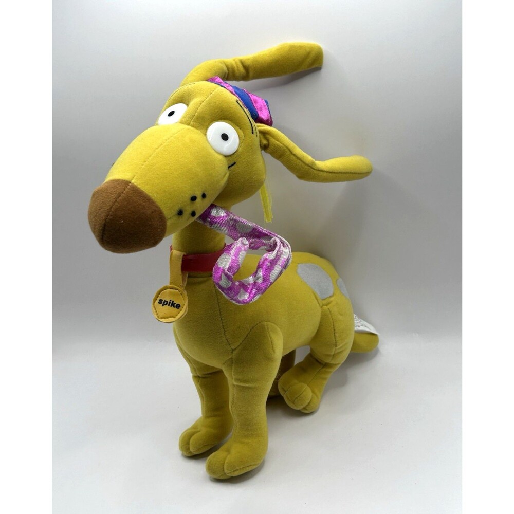 Rugrats Spike Dog Plush Birthday Party Spike 2002 Nanco Viacom Toy 13” Rare
